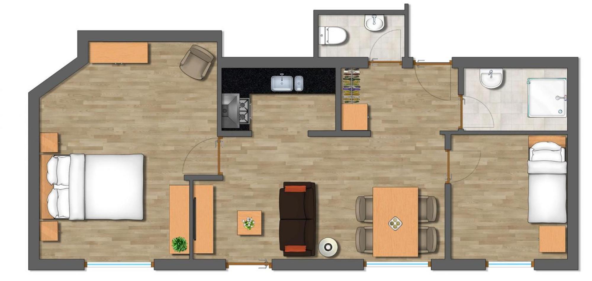 Haus Kleiner Turm Apartment Schruns Exterior foto